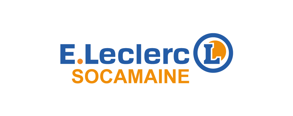 Logo E.Leclerc Socamaine client Heludis